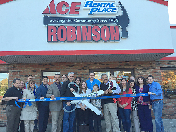 Robinson’s Ace Rental Place grand opening ribbon cutting!