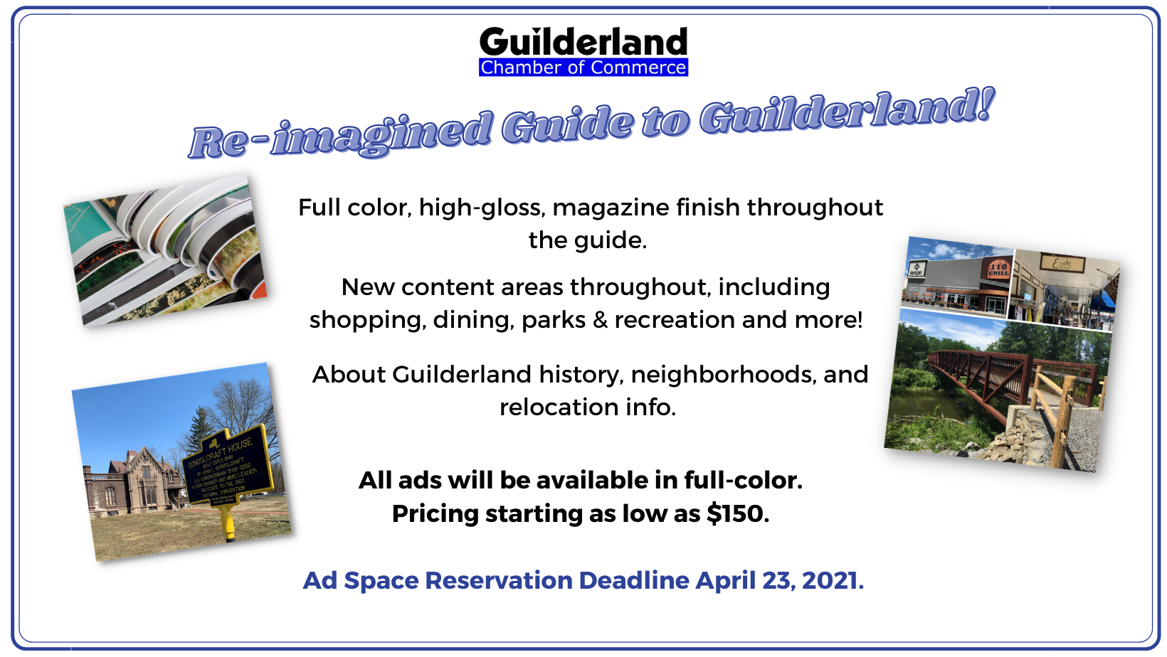 2021 Guide to Guilderland Advertising Opportunities Guilderland Chamber of Commerce